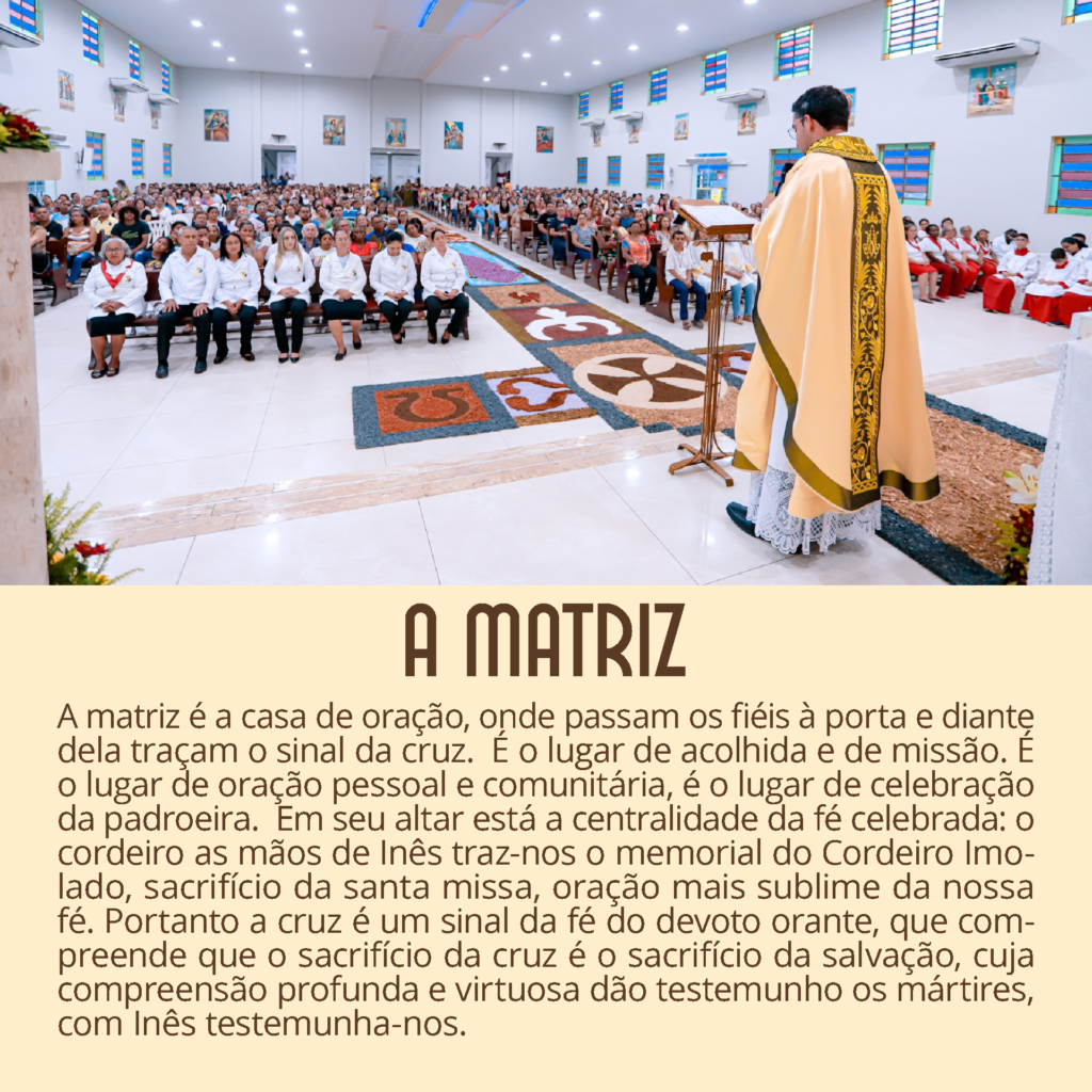 Festa da Padroeira Santa Inês • Identidade Visual • Edição ano 2024 - 2025