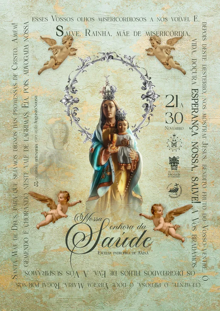 Festejo da Excelsa Padroeira de Axixá • Nossa Senhora da Saúde • Identidade Visual • Edição ano 2025