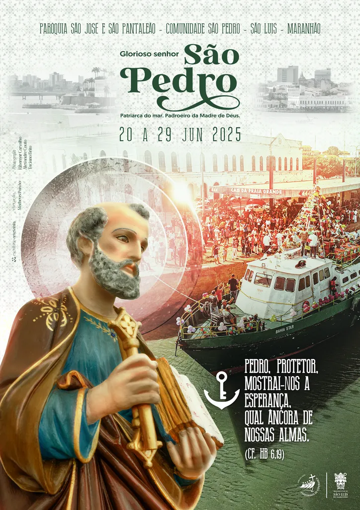 Festa de São Pedro • Identidade Visual • Edição ano 2025