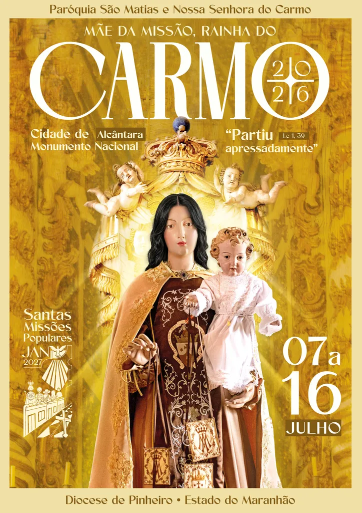 Está lançada a Identidade Visual da Festa do Carmo em Alcântara, cidade monumento nacional.